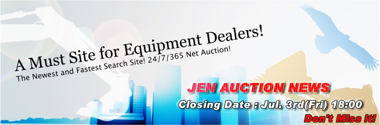 A Must Site for Equipment Dealers! The Newest and Fastest Search Site! 24/7/365 Net Auction!